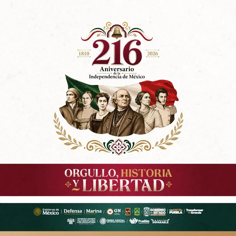 216 Aniversario de la Independencia de México 2026